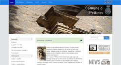Desktop Screenshot of comune.pettineo.me.it